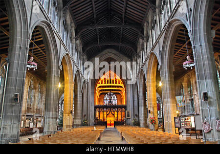 La Basilica di Santa Maria Vergine della chiesa in Lace Market district, a Nottingham, Regno Unito. Foto Stock