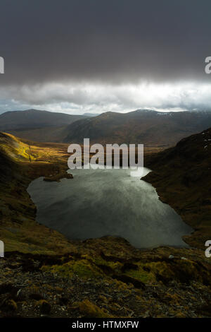 Fynnon Llugy Snowdonia National Park, il Galles Foto Stock