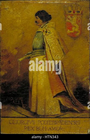 Mikolas Ales 18. 11. 1852-10. 7. 1913 - Jiri Podebradsky Foto Stock