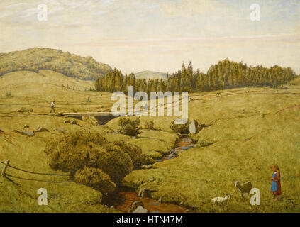 Hans Thoma - Schwarzwaldlandschaft (1917) Foto Stock