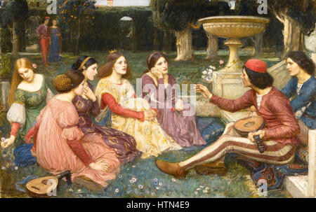 John William Waterhouse - il Decameron Foto Stock