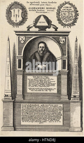 Venceslao Hollar - Alexander Nowell (monumento) (stato 2) Foto Stock