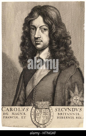 Venceslao Hollar - Charles II 2 Foto Stock