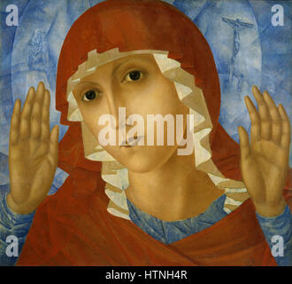 Kuzma Petrov-Vodkin - Madre di Dio di tenerezza verso il male i cuori - Google Art Project Foto Stock