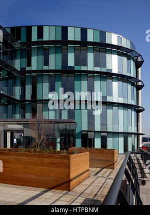 Edificio di ellisse a Swansea, West Glamorgan, Wales, Regno Unito Foto Stock