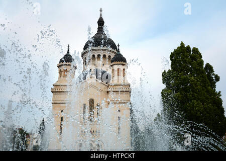 Cluj-Napoca, Romania dormizione della Theotokos Cattedrale di Avram Iancu Square Foto Stock