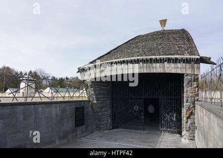 Dachau, campo di concentramento: memoriale ebreo, Oberbayern, Alta Baviera, Baviera, Baviera, Germania Foto Stock