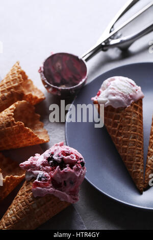 Cono di gelato Foto Stock