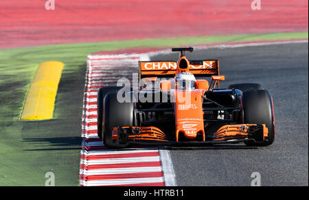 Circuito de Catalunya, Montmelo vicino a Barcellona, Spagna, 27.2.-2.3.2017, Formula uno giorni di prova --- Fernando Alonso (ESP) , McLaren MCL32 Foto Stock