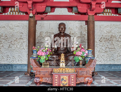 Cina, Xi'an. Da Ci En il tempio che fu costruito nella metà del settimo secolo. L'interno del tempio. Foto Stock