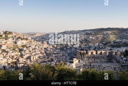 Silwan, Gerusalemme, Israele Foto Stock