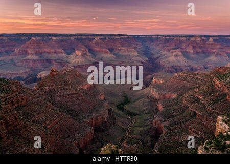 Superba Grand Canyon alba Foto Stock