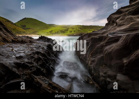 Blowhole Beach - Deep Creek Conservation Park, Sud Australia Foto Stock