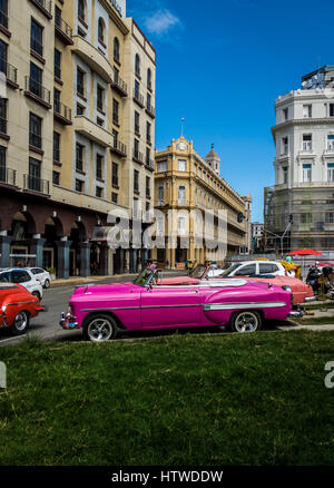 Auto d'epoca - Havana, Cuba Foto Stock