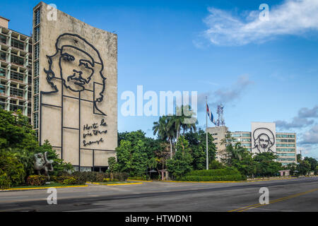 Piazza della Rivoluzione (Plaza de la Revolucion) - Havana, Cuba Foto Stock