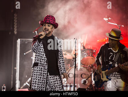 Boy George e cultura Club eseguire a Toronto Foto Stock