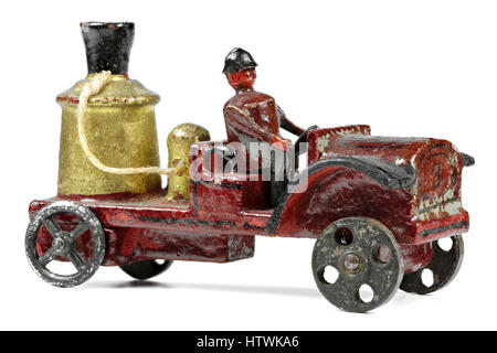 Motore fire, pre-guerra rese nel famoso villaggio di Seiffen (Monti Metalliferi/ Germania) Foto Stock