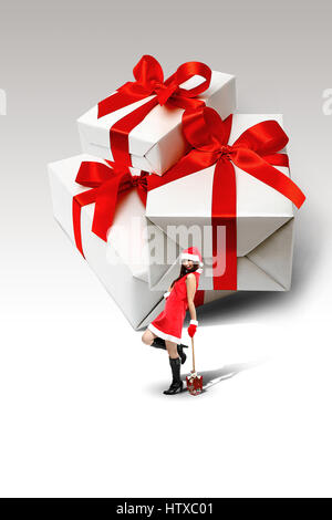 Felice dono Foto Stock