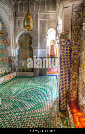 La moschea di Kairaouine, Fes, Marocco. Foto Stock