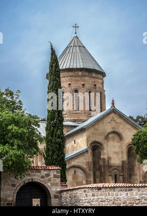 La Georgia, Mtskheta . La seconda più grande tempio di Mtskheta - Samtavro - costruito nel XI secolo . Questo è uno dei più antichi conventi in Georgia , il Foto Stock