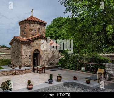 La Georgia, Mtskheta . La seconda più grande tempio di Mtskheta - Samtavro - costruito nel XI secolo . Questo è uno dei più antichi conventi in Georgia , il Foto Stock