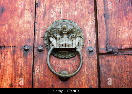 Vecchia porta storica respingente in Mompox, Colombia Foto Stock