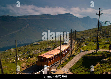 Il Petit Train de la Rhune. Dipartimento Pyrenees-Atlantiques, Labord provincia, Francia. L'Europa. Foto Stock