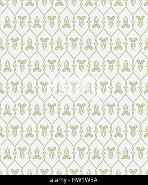 Seamless pattern in stile arabo. Abstract background islamico. Tradizionale orientale con texture che interseca le linee di curvatura. Elemento vettore di un grafico Illustrazione Vettoriale