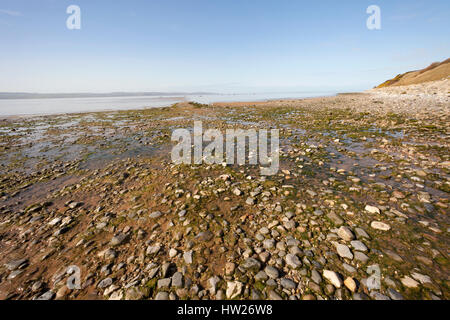 Attraverso la Dee estuary dai Thurstaston, Wirral, NW, REGNO UNITO Foto Stock