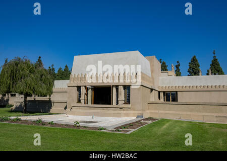 Los Angeles, MAR 9: la storica Casa Hollyhock sul Mar 9, 2017 a Los Angeles in California Foto Stock