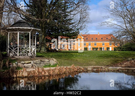 Haveselskabets pacifica hanno, dal lato dei giardini di Frederiksberg, Copenaghen, Danimarca Foto Stock