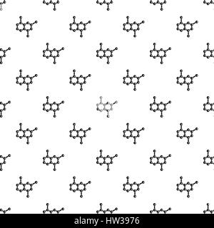 Reticolo cristallino pattern, stile semplice Illustrazione Vettoriale