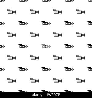 Video camcorder pattern, stile semplice Illustrazione Vettoriale