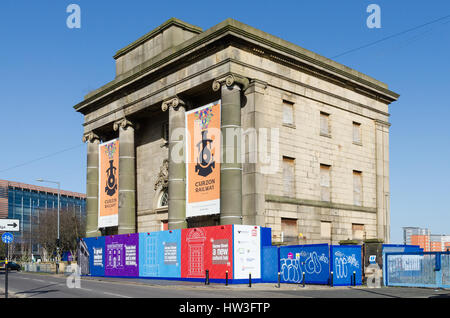 Il vecchio Curzon Street Station building in area Eastside di Birmingham Foto Stock