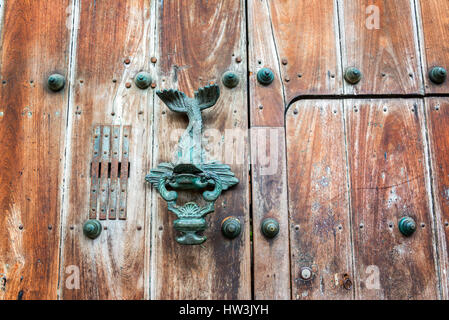 Storico porta pesce respingente a Cartagena, Colombia Foto Stock