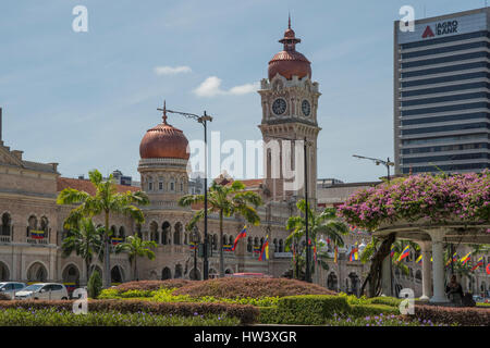 Palazzo Sultano Abdul Samad, Merdeka Square, Kuala Lumpur, Malesia Foto Stock