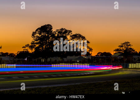 Sebring, Florida, Stati Uniti d'America. Xvii Mar, 2017. Marzo 16, 2017 - Sebring, Florida, Stati Uniti d'America: l'IMSA WeatherTech SportsCar pratica durante la Mobil 1 Dodici Ore di Sebring a Sebring International Raceway a Sebring, Florida. Credito: Walter G Arce Sr Asp Inc/ASP/ZUMA filo/Alamy Live News Foto Stock