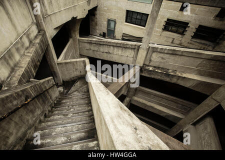 1933 Old Millfun, Shanghai, Cina, la vecchia Shanghai Consiglio Comunale il macello. Foto Stock