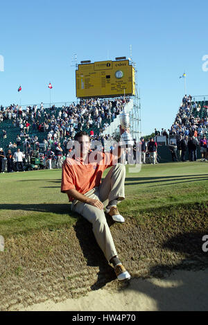 BEN CURTIS CAMPIONE APERTO ROYAL ST.GEORGE' OPEN ROYAL ST.GEORGE SANDWICH KENT 20 Luglio 2003 Foto Stock