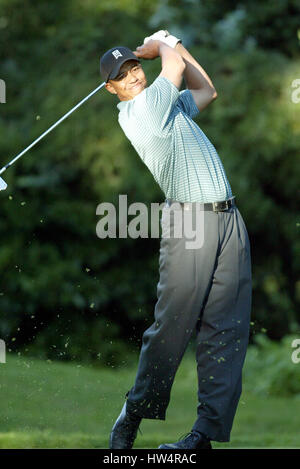 TIGER WOODS USA RIVIERA PAESE CLUB LOS ANGELES STATI UNITI D'AMERICA 20 Febbraio 2003 Foto Stock
