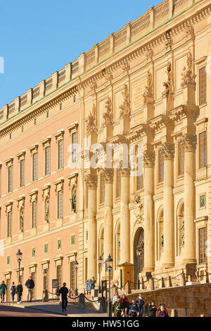 Royal Palace (Kungliga Slottet) Gamla Stan, Stoccolma, Svezia e Scandinavia Foto Stock