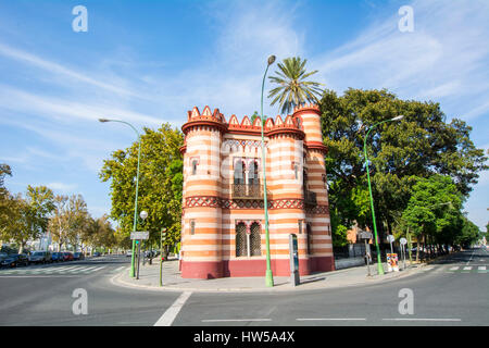 Regina della Scatola da cucito, Siviglia, Spagna.Costurero de la reina, ufficio turistico Foto Stock