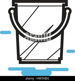 Icona della benna illustrazione come EPS file 10 Illustrazione Vettoriale