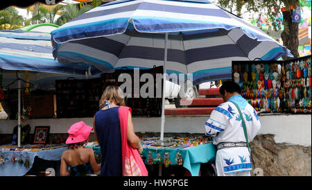 Scena di strada in Sayulita Foto Stock