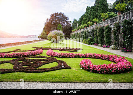 Ornamentali, complesso giardino e la fontana Foto Stock