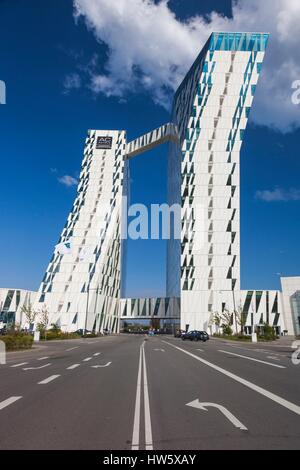 La Danimarca, la Zelanda, Copenaghen, Bella Sky Hotel Towers Foto Stock