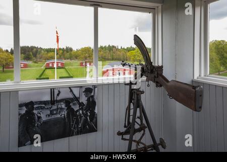 Danimarca Jutland Padborg Froslevlejren ex WW2-ser Froslev campo di prigionia per prigionieri danese in tedesco-occupato Danimarca Foto Stock