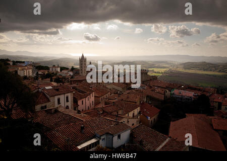 Massa Marittima, una città e comune della provincia di Grosseto, Toscana meridionale, Italia. Foto Stock