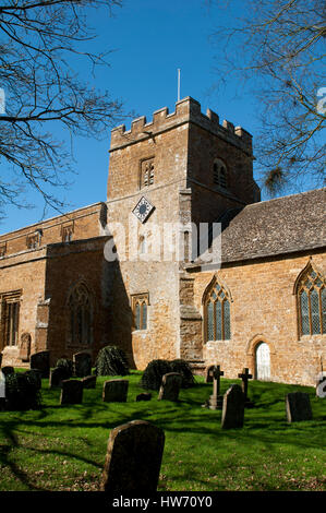 San Etheldreda la Chiesa, Horley, Oxfordshire, England, Regno Unito Foto Stock