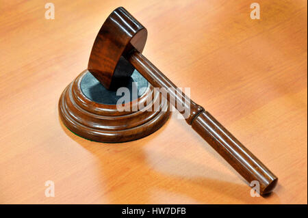 Close up dei giudici martello Foto Stock
